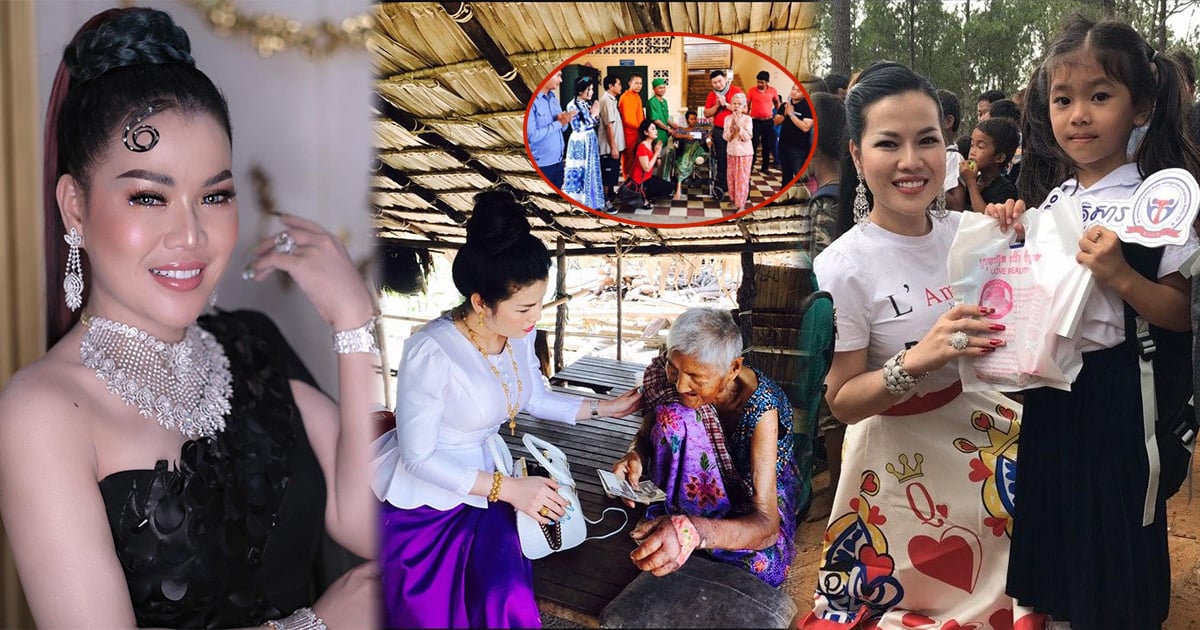 គួរឲ្យសរសើរ! ធ្វើទានស្ទើររាប់មិនអស់ តែ Love Riya កម្រនឹងបង្ហាញក្នុងបណ្តាញសង្គម