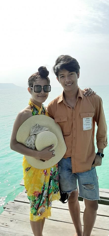 ស្វែង សុជាតា ជាមួយកូនប្រុស