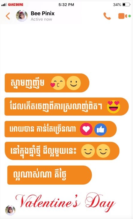 សារជូនពរនៅក្នុង BeePinix