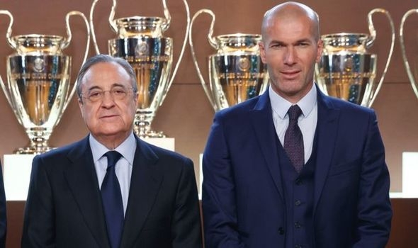 Florentino Perez&nbsp; និង Zinedine Zidane