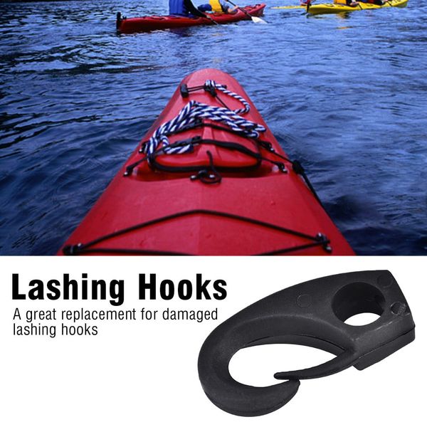 Heavy Duty Nylon Snap Hook For Kayak, Canoe & Small Boats – Bungee Cord Compatible