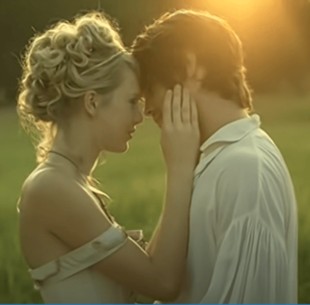 ឈុតមួយនៅក្នុងបទចម្រៀង «Love Story»
