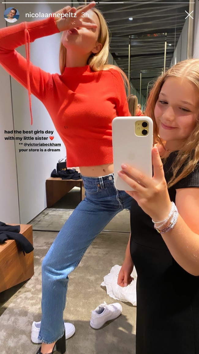  Harper Beckham និងបងថ្លៃរបស់នាង