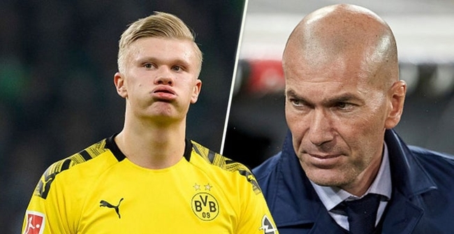កីឡាករ Haaland និង Zinedine Zidane