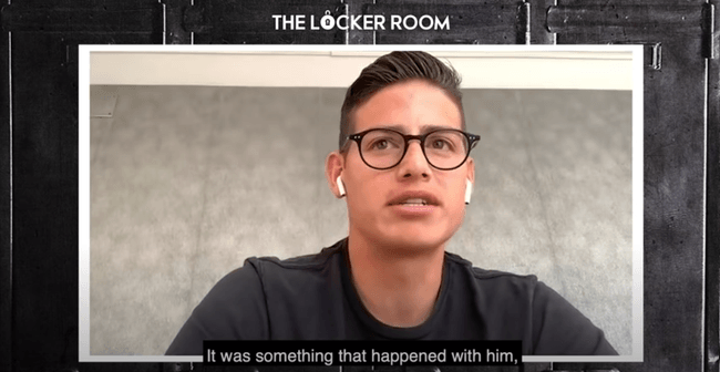  កីឡាករ James Rodriguez និយាយក្នុងកម្មវិធី Locker Room