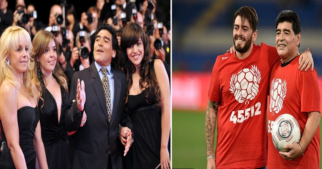 &nbsp;Maradona និង កូនៗ