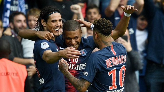 កីឡាករ Cavani, Mbappe និង Neymar