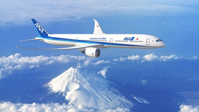 រូបតំណាងរបស់ជើងយន្តហោះ NH847 របស់ក្រុមហ៊ុន All Nippon Airways