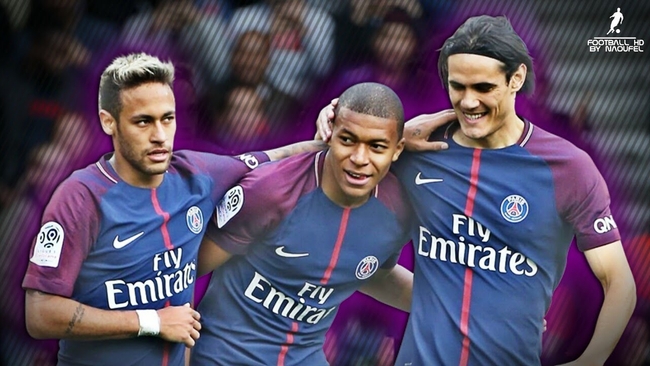 កីឡាករ Cavani, Mbappe និង Neymar