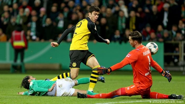 
កីឡាករ Giovanni Reyna បង្ហាញខ្លួនដំបូងឱ្យក្លឹប Borussia Dortmund