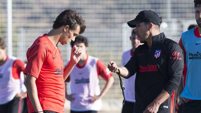 លោក Diego Simeone និងកីឡាករ Joao Felix