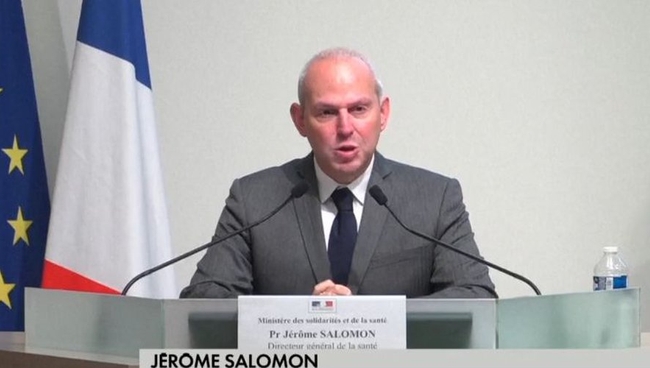 លោក Jérôme Salomon នាយកទីភ្នាក់ងារសុខភាពរដ្ឋ