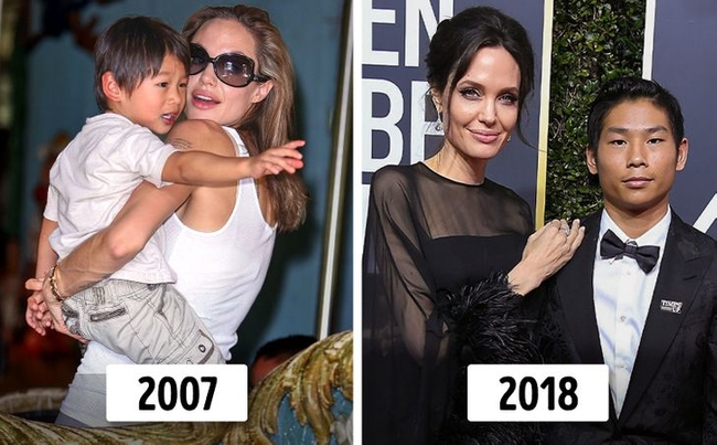 Angelina Jolie និង​Pax Thien
