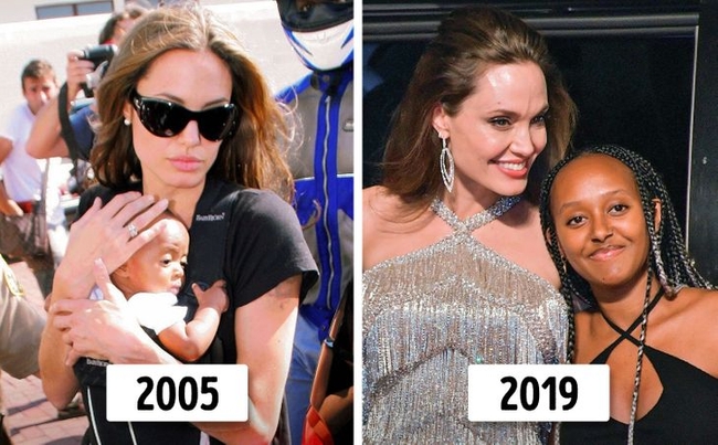 Angelina Jolie និង​Zahara Marley