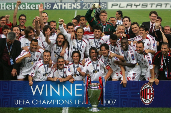 ក្លឹប AC Milan ឈ្នះជើងឯក Champions League លើកទី៧ កាលពីឆ្នាំ២០០៧<br>