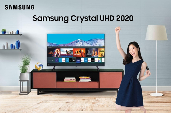 សាមសុង គ្រីស្តាល់ យូអេចឌី (Samsung Crystal UHD TV)&nbsp;