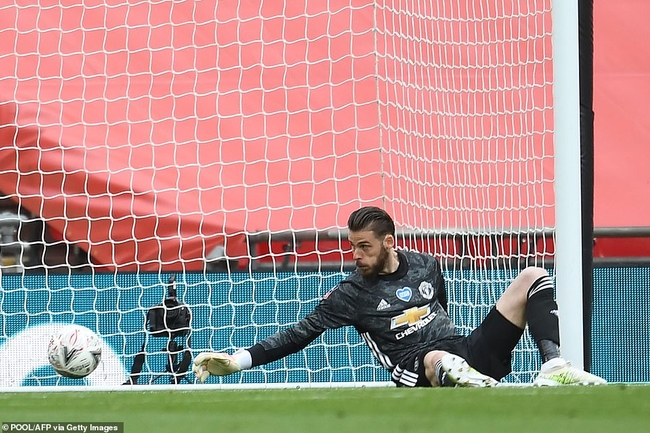 អ្នកចាំទី David de Gea បានត្រឹមអង្គុយមើលបាល់ចូលទី