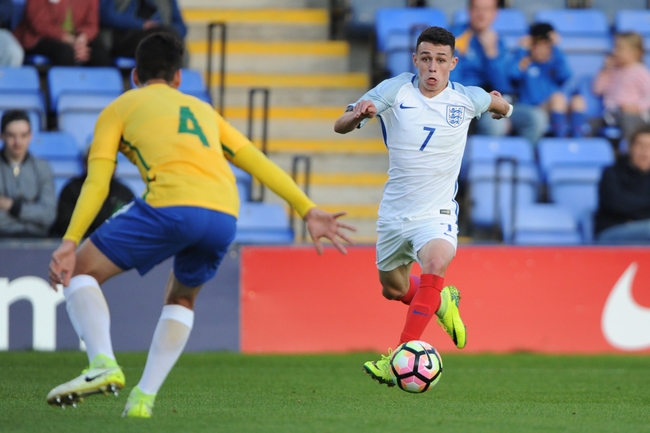 កីឡាករ Phil Foden លេងឱ្យ U-21 អង់គ្លេស នាពេលកន្លងទៅ<br>