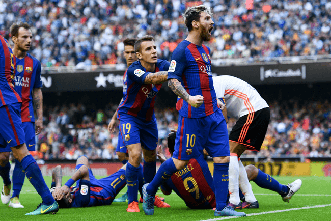 Messi vs Valencia&nbsp;