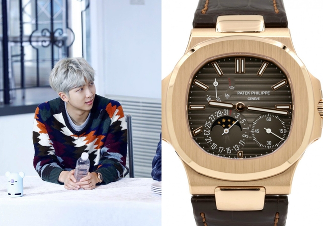 RM ពាក់នាឡិកាម៉ាក Patek Phillipe Nautilus 5712R មានតម្លៃ ៤៥,៥០០ដុល្លារ