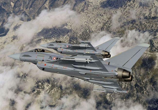 យន្តហោះចម្បាំង Eurofighter Typhoon&nbsp;
