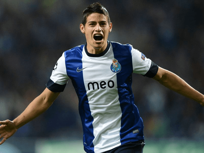  កីឡាករ James Rodriguez កាលនៅក្លិប Porto