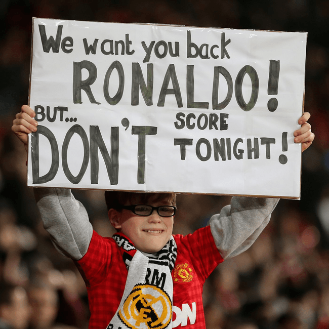 អ្នកគាំទ្រ Ronaldo នៅ Man utd