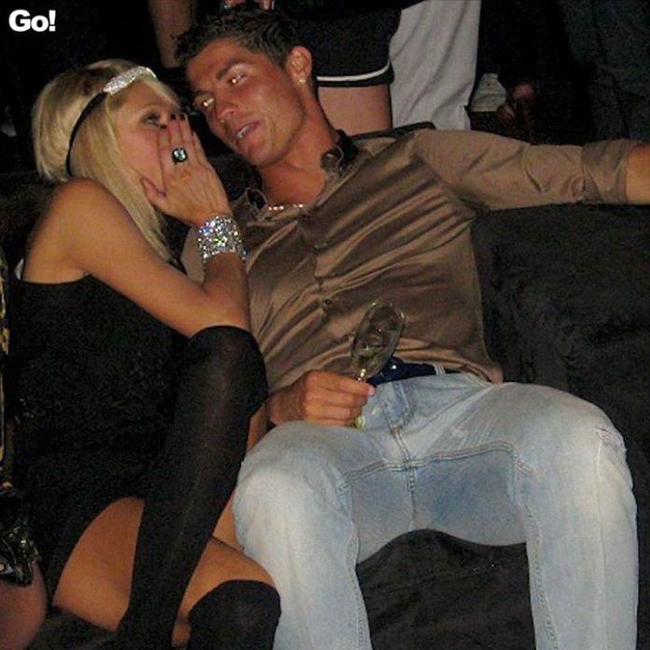 អ្នកនាង Paris Hilton និង កីឡាករ Cristiano Ronaldo